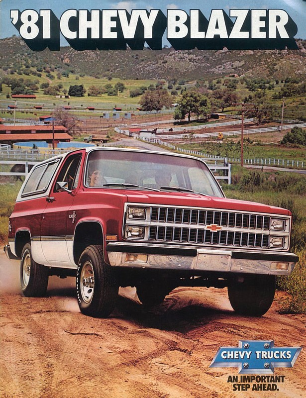 1981 Chevrolet Blazer Brochure